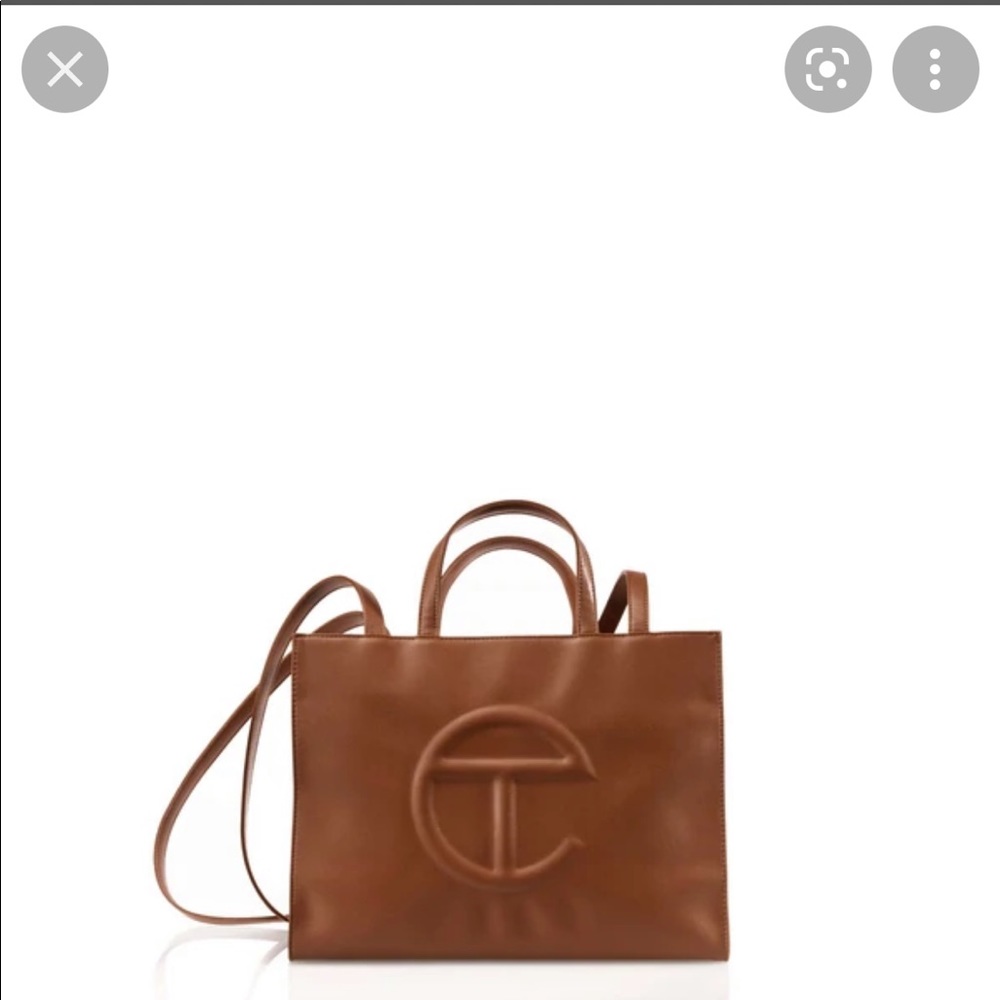 Telfar Medium Tan Shopping Bag EUC